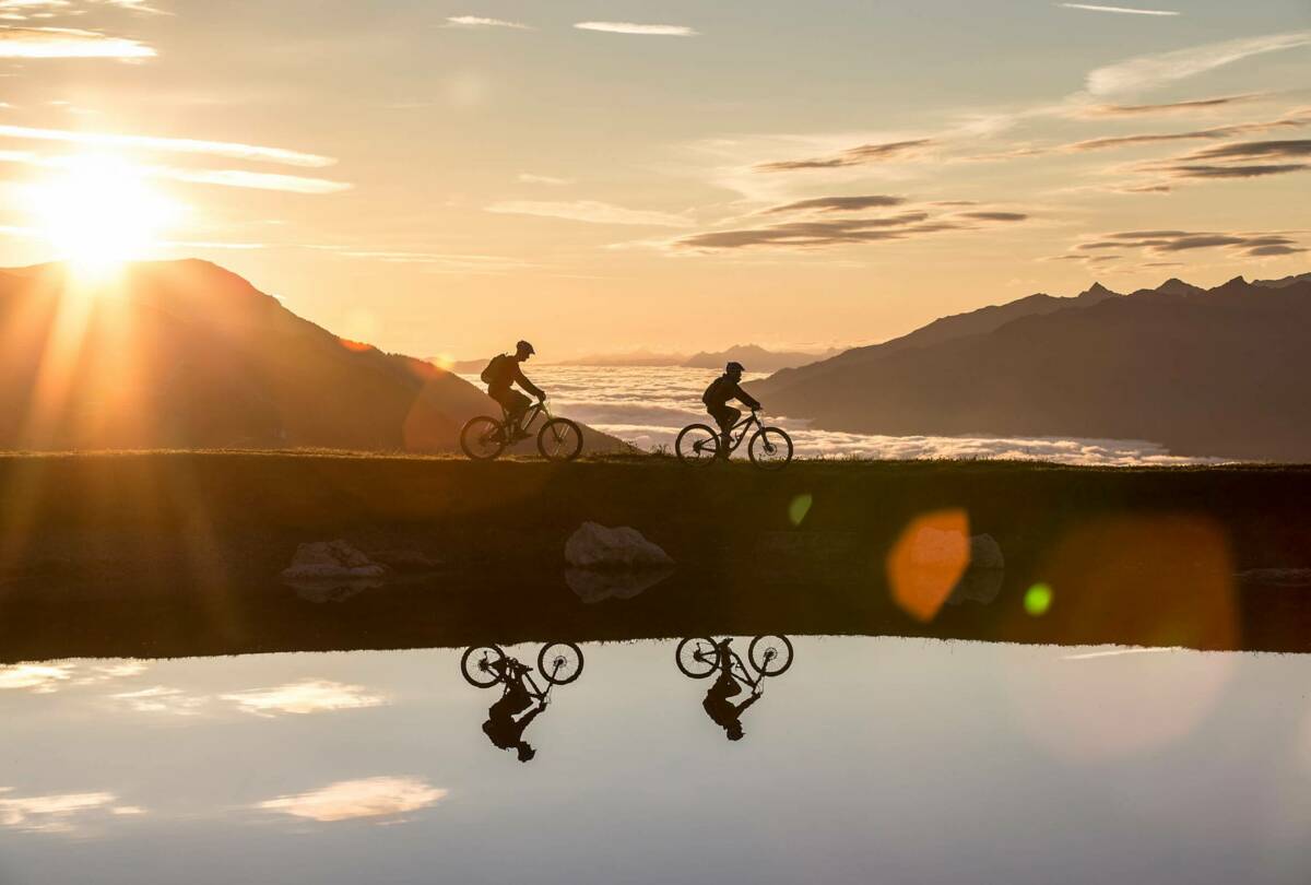 Bike Sonnenaufgang © Zillertal Arena